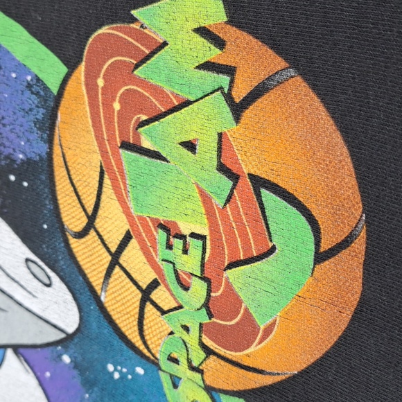 Space Jam Bugs Bunny Dunk Crew Neck Short Sleeve Men's Size L - Picture 8 of 11